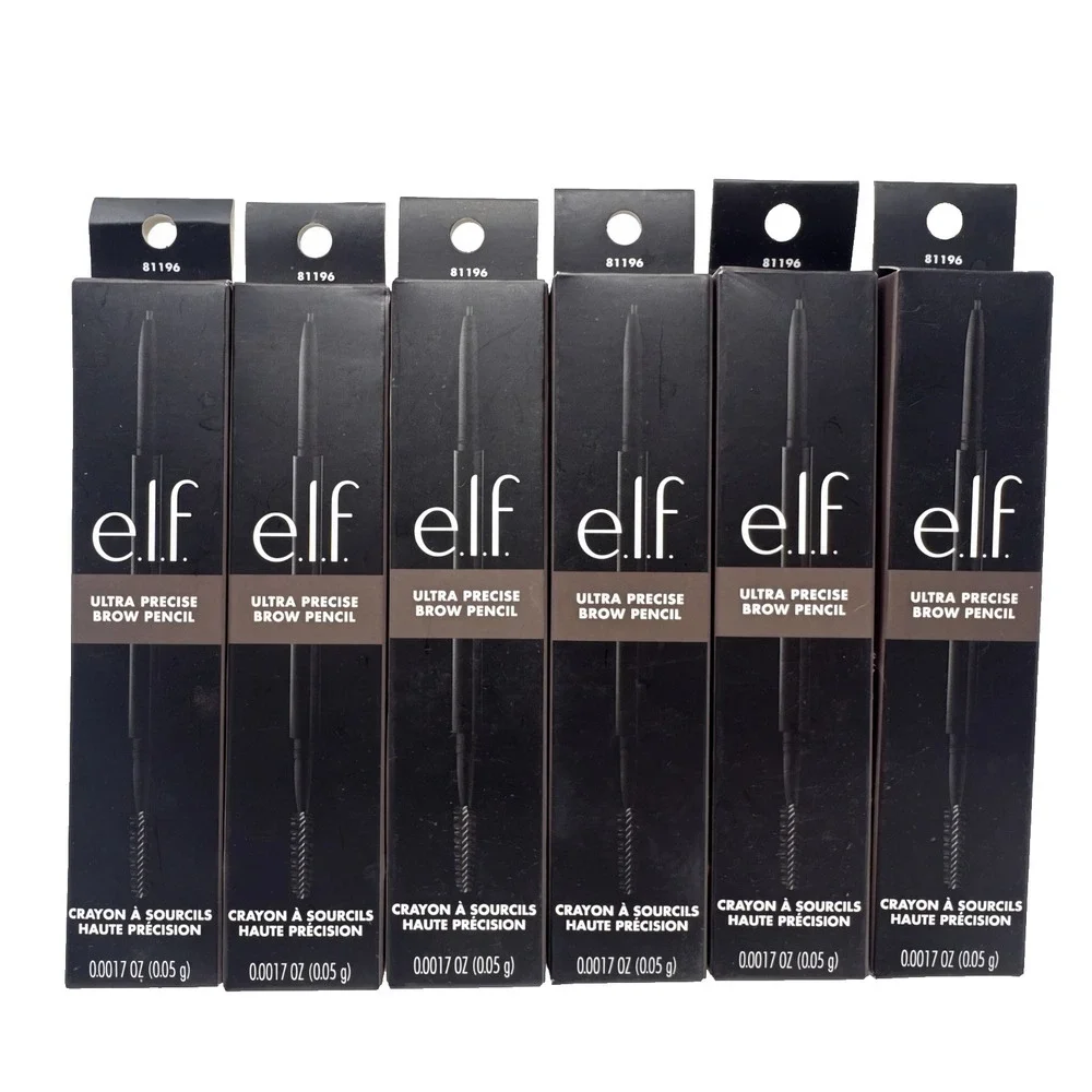 6 Pack e.l.f. Ultra Precise Brow Pencil  #81196 Cool Brown Elf